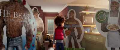 Eat that you identical looking bad guys. - Bigfoot Family