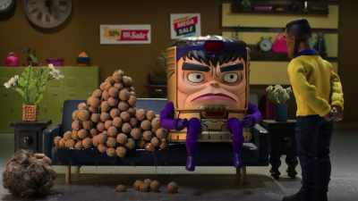 [eating noisily] - Marvel's M.O.D.O.K.