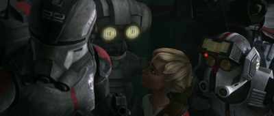 Echo: They're TK troopers, like on Daro. - Star Wars: The Bad Batch