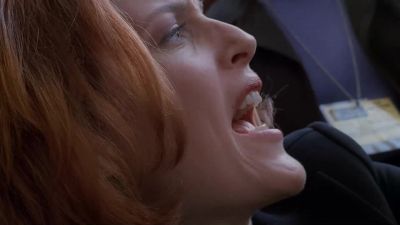 (echoing):
Somebody call a medic! - The X-Files