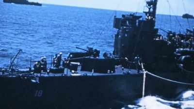 ED HARRELL IS GAME
TO CHASE THEM ANYWAY. - The Pacific War in Color