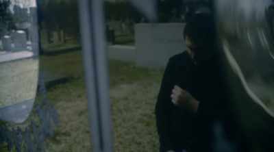 [ED JR.] There's no point, you know?
[STAMMERS] I'm a history buff. - The Devil Next Door