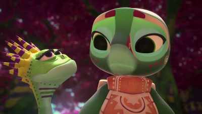 -Eddy? Maybe you shouldn't look up.
-Why? - Spirit Rangers