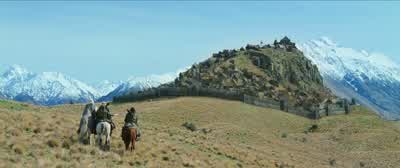 Edoras and the Golden Hall of Meduseld. - The Lord of the Rings: The Two Towers