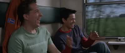 Edward Saladhands just groped Josh. - Hostel