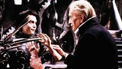 'Edward Scissorhands
was an early picture - The Life and Deaths of Christopher Lee