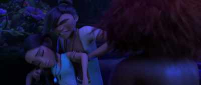 Eep, that was not smart.
She could have been seriously hurt. - The Croods: A New Age