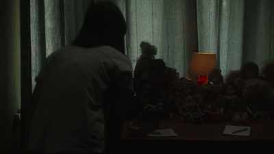 [eerie music playing] - Haunted