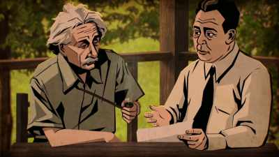 Effort to build
the atomic bomb, - Cosmos: Possible Worlds