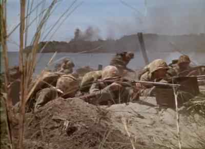 Egan, get some fire
on that gun! - Beach Red
