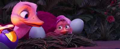 Egg? This nest
ain't big enough... Whoa! - Jungle Beat: The Movie