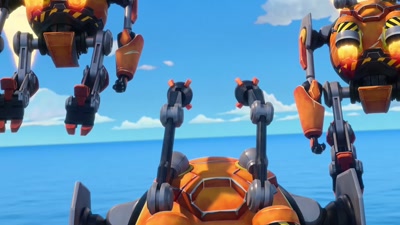 Eggforcers! Give them a final volley
to remember us by. - Sonic Prime