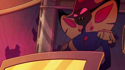 Eggs,
activate thrusters, and charge the death ray. - Hazbin Hotel
