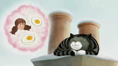 ..Eggs for breakfast. Eggs...eggs... - Mog's Christmas