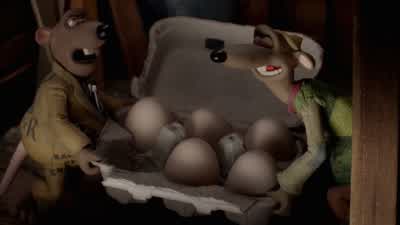 Eggs from heaven! - Chicken Run
