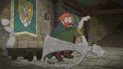Eh, your arms were all wavy
and critical, anyway. - Disenchantment