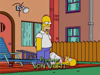 Eh, he had a good run. - The Simpsons