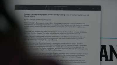 EILEEN: "The guards guided
Toby Crenshaw - Alaska Daily