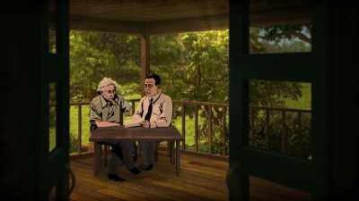 Einstein's nightmare was
imagining Hitler with a - Cosmos: Possible Worlds