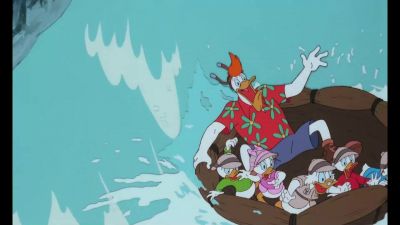 Either the water's getting higher or the roof is getting lower - DuckTales the Movie: Treasure of the Lost Lamp