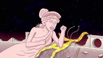 Elbow drop! - Regular Show