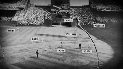 Ele teria que voltar, tocar na terceira, - Say Hey, Willie Mays!