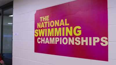 [electric guitar strums] - Swimming for Gold