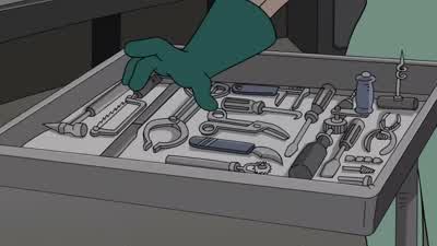 So, little Hermes, are you ready to watch some brain surgery? - Futurama