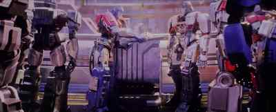 [electrical whirring, crackling] - Transformers One