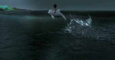 (electricity crackles) - Dolphin Boy