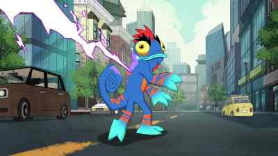 -(electricity crackling)
-(Fred jabbering) Help! - Big Hero 6 The Series