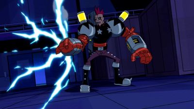 [ ELECTRICITY CRACKLING ]
[ GRUNTING ] - Ben 10: Omniverse