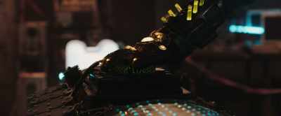 - (ELECTRICITY CRACKLING)
- (MACHINE POWERING UP) - Nekrotronic