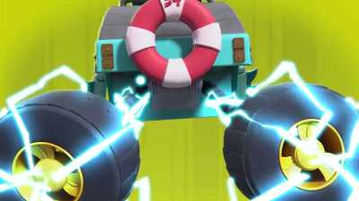 [electricity crackling] - Mighty Monsterwheelies