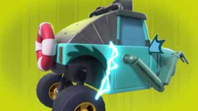 [electricity crackling] - Mighty Monsterwheelies