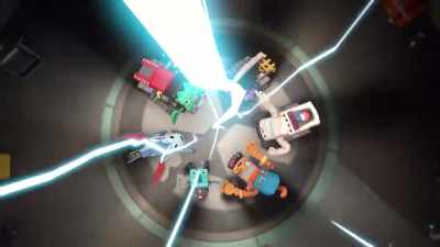 [electricity crackling] - Mighty Monsterwheelies