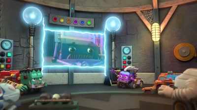 [electricity crackling] - Mighty Monsterwheelies