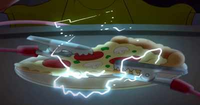 (electricity crackling) - Legend of the Three Caballeros