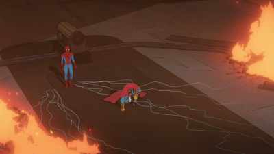 [electricity crackling] - Your Friendly Neighborhood Spider-Man