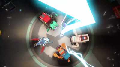 [electricity crackling] - Mighty Monsterwheelies