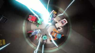 [electricity crackling] - Mighty Monsterwheelies