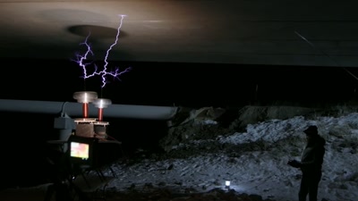 [electricity pitch
crackles down] - Beyond Skinwalker Ranch