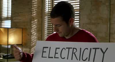 "Electricity." Very good. - Big Daddy