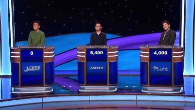 [electronic beep] - Jeopardy! Masters