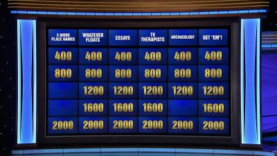 [electronic beeping]
It's called the Clovis culture. - Jeopardy! Masters