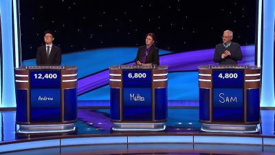 [electronic beeping] - Jeopardy! Masters