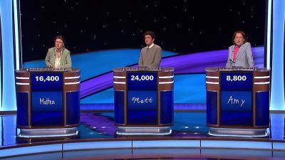 [electronic beeping] - Jeopardy! Masters
