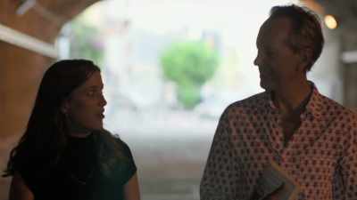 Elena leaves and manages
to make it as an author, - Write Around the World with Richard E Grant