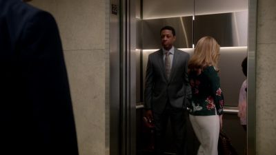 (elevator bell chimes) - Bull