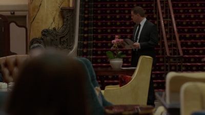 [elevator bell dings,
elevator doors open] - Homeland